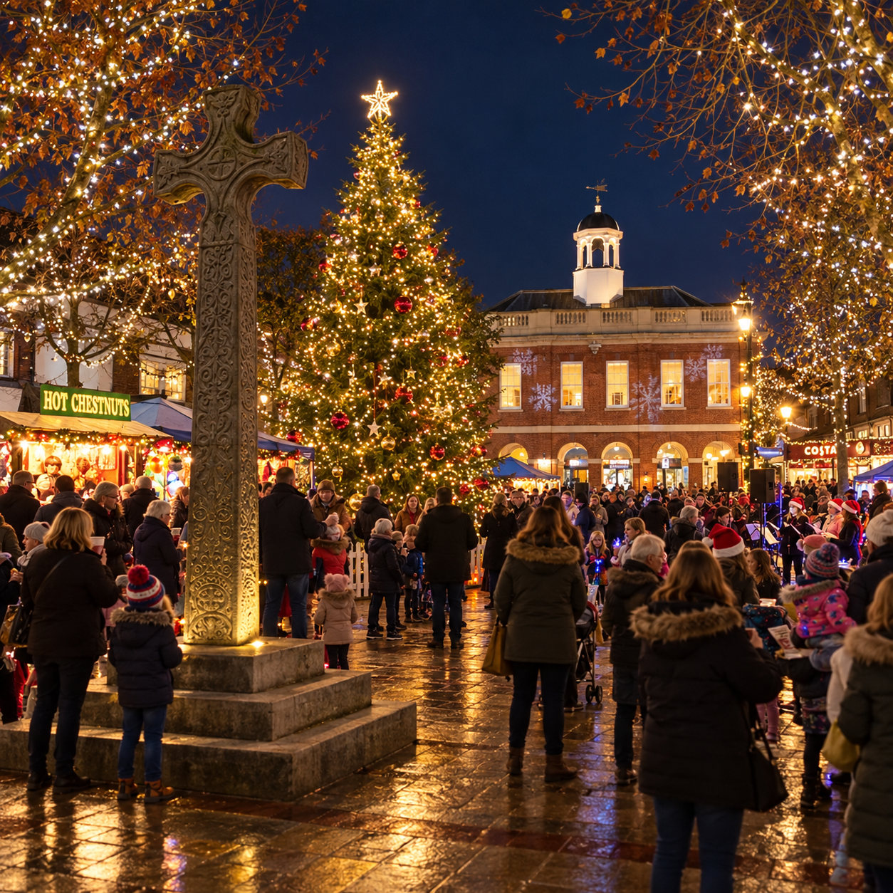 Christchurch Lights switch on
